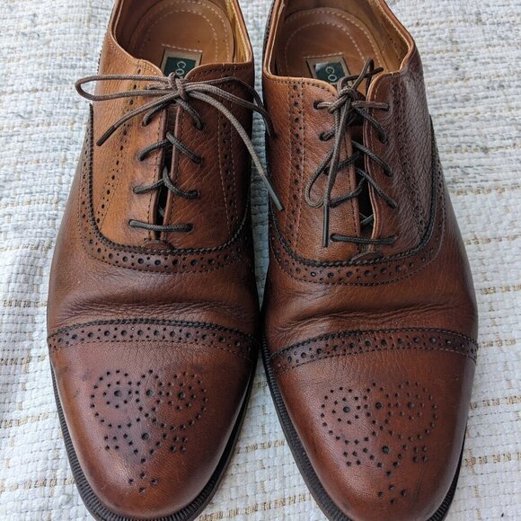 Cole Haan Other - Cole Haan Men's Lace up Brown Leather Oxford Size 10.5